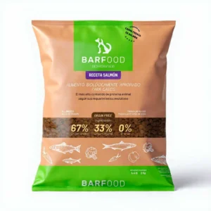 Alimento Barfood Gato Salmón 2 kg