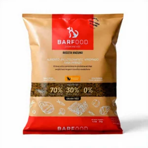 Alimento Barfood Perro Vacuno Razas Pequeñas Saco 2 kg
