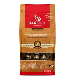 Alimento Barfood Perro Vacuno Saco 12 kg