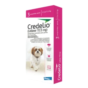 Credelio 112.5 mg (2.5- 5.5kg) Caja de 3 comprimidos