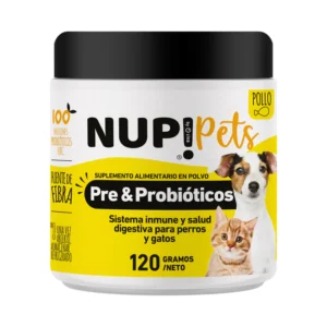 Nup! Pet Pre + Probióticos Pollo