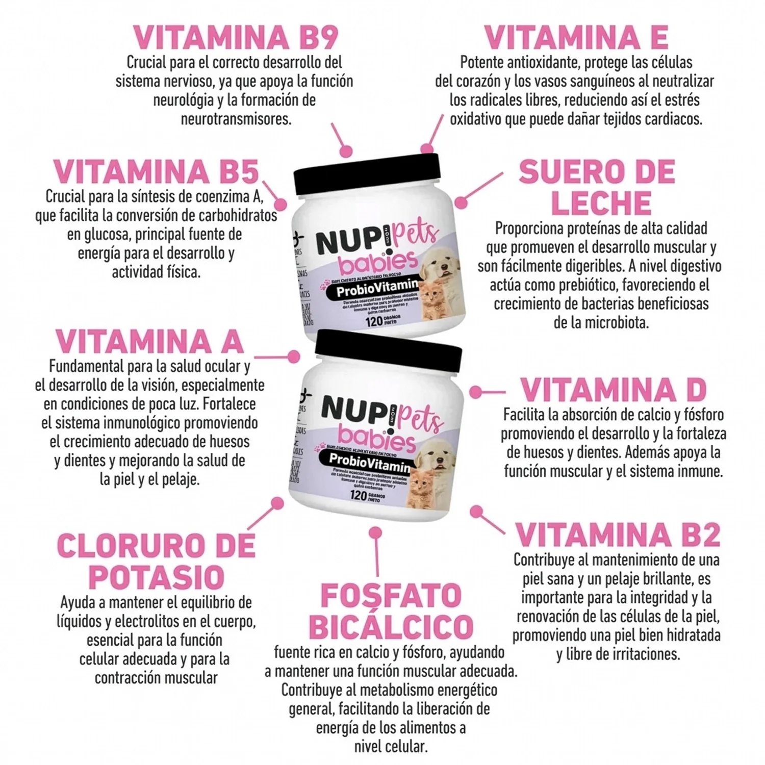 Nup! Pet Babies Probiovitamin - Imagen 2