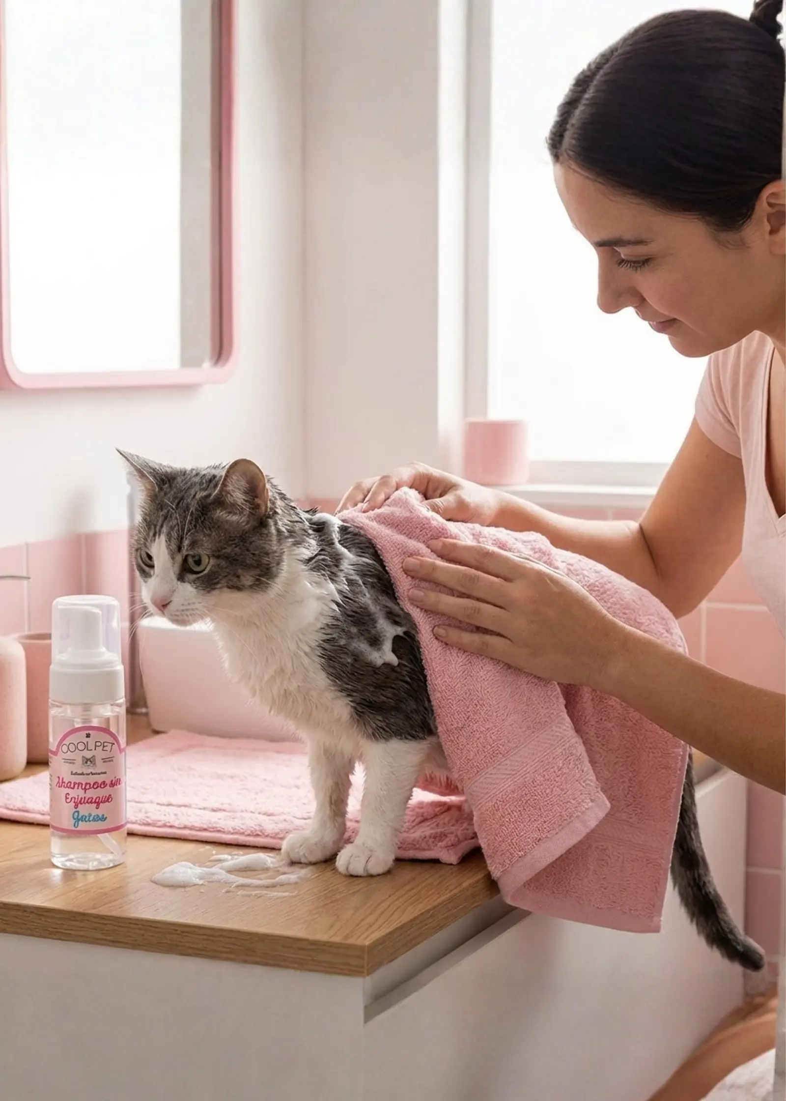 Shampoo sin enjuague Coolpet Gatos - Imagen 2