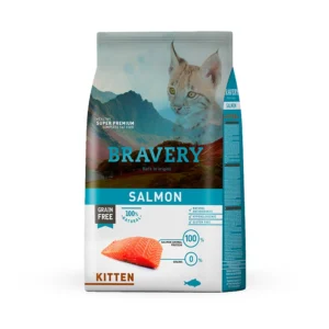 Alimento Bravery Kitten Salmón 2 Kg