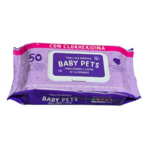Toallitas Húmedas con Clorhexidina Baby Pets